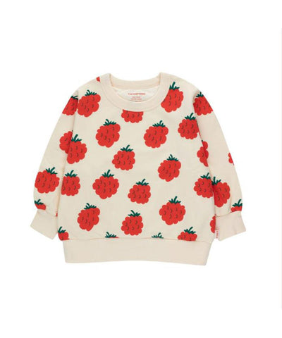Tiny Cottons Raspberries Sweatshirt Light Cream