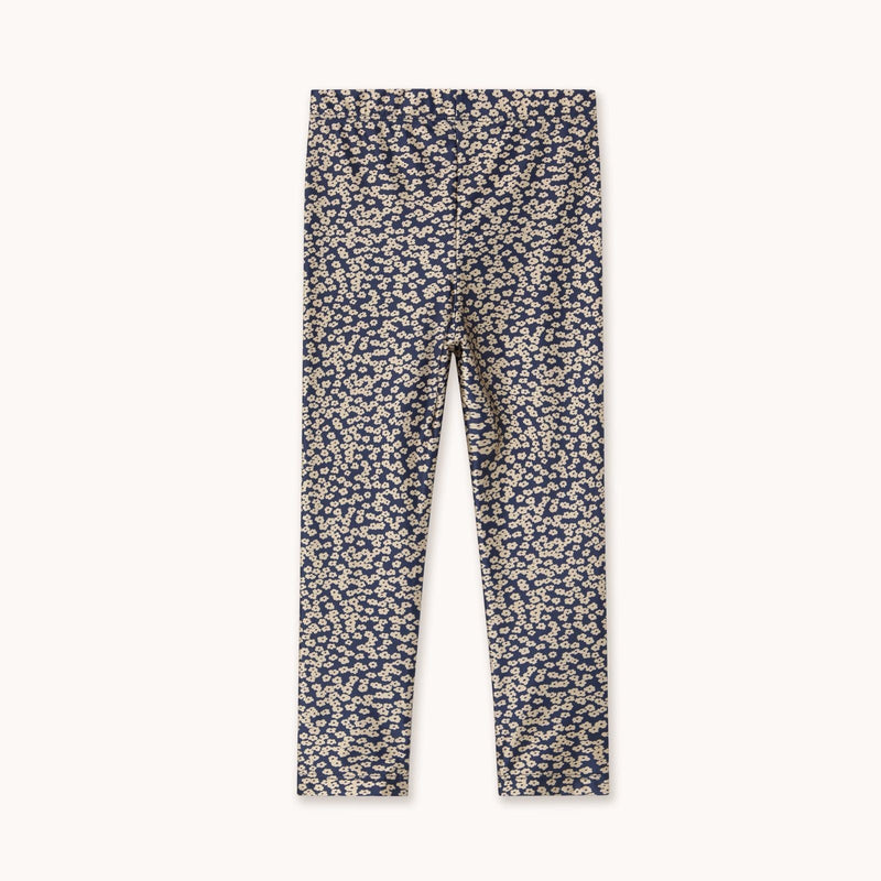 Tiny Cottons Small Flowers Shiny Pant Navy - Studio Play