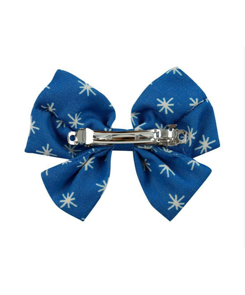 Tiny Cottons Snow Big Bow Clip Blue