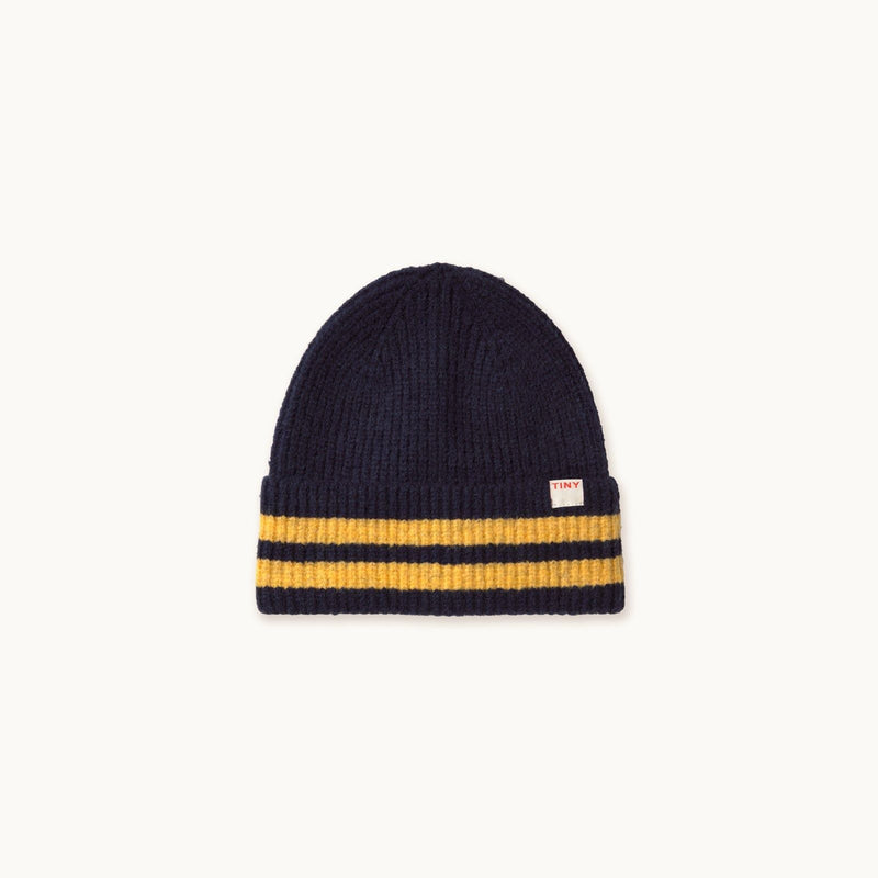 Tiny Cottons Stripes Beanie Navy - Studio Play