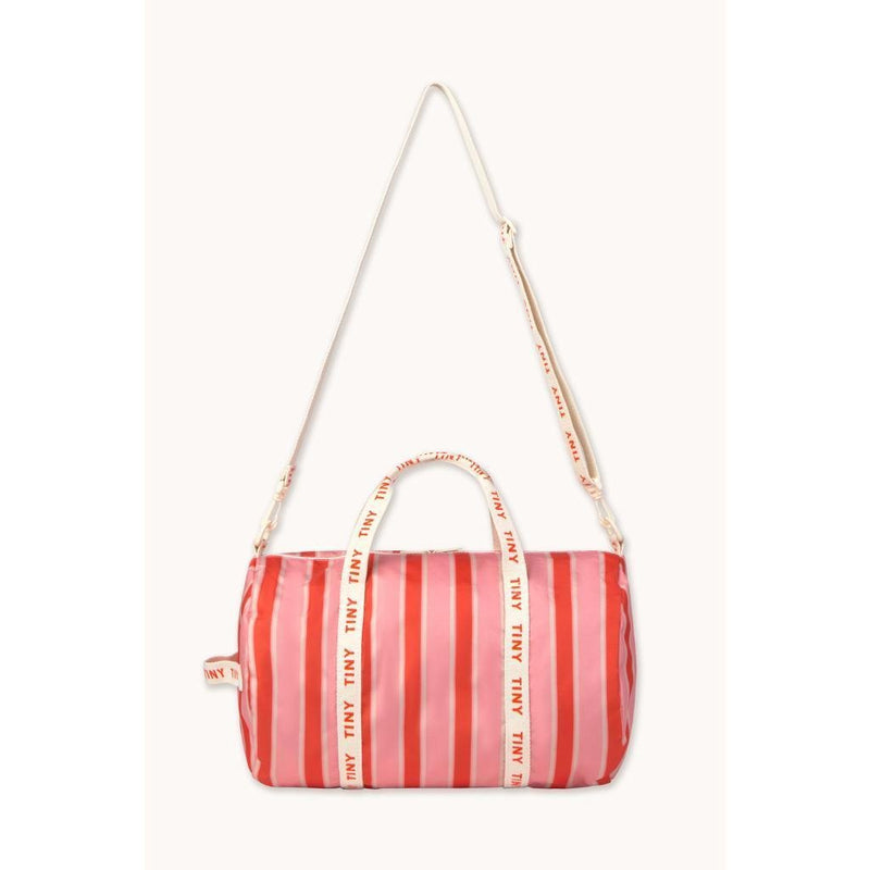 Tiny Cottons Stripes Duffle Bag Pink - Studio Play