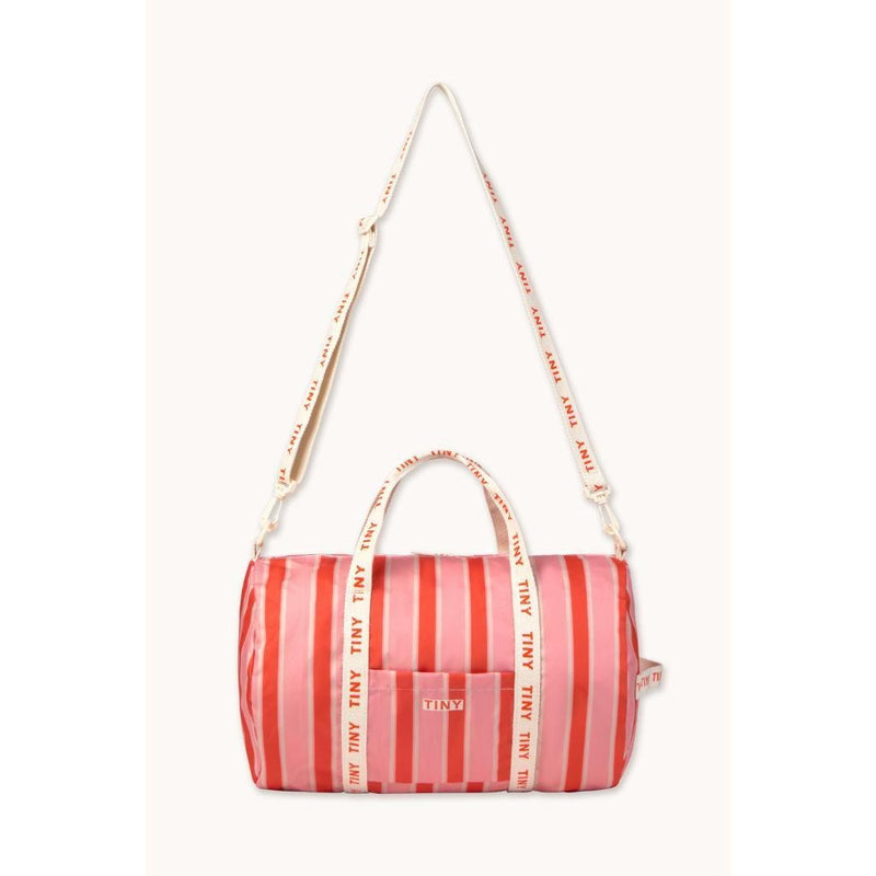 Tiny Cottons Stripes Duffle Bag Pink - Studio Play