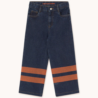 Tiny Cottons Stripes Jeans Dark Blue Denim - Studio Play