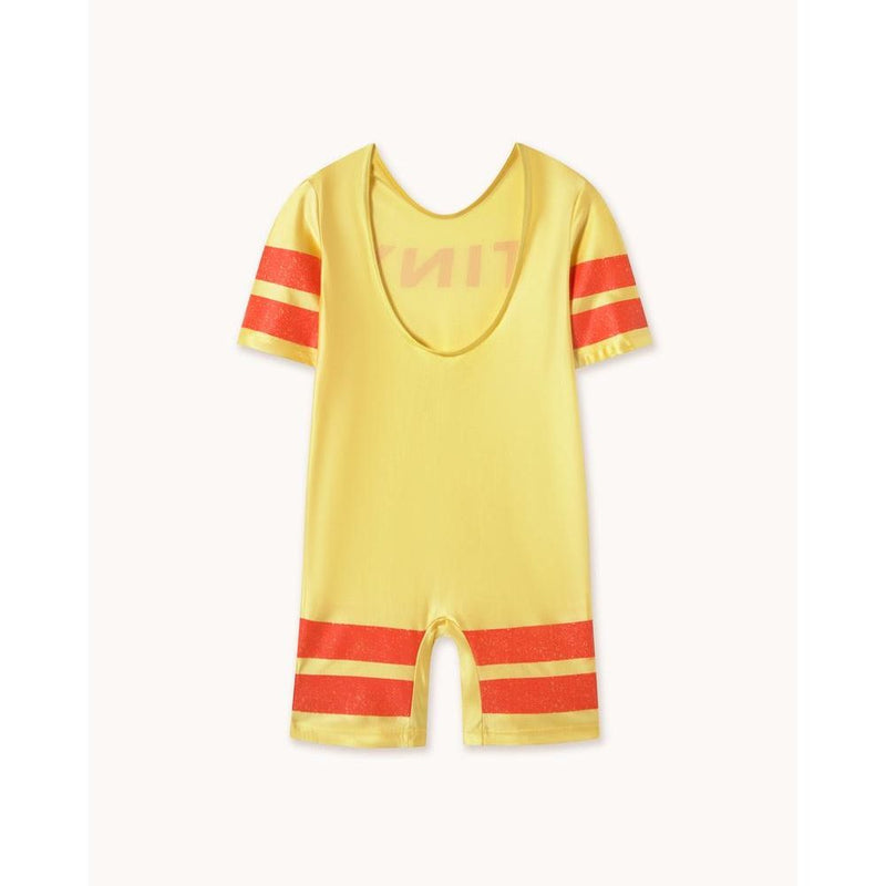 Tiny Cottons Stripes Jumpsuit Yellow Gold - Studio Play