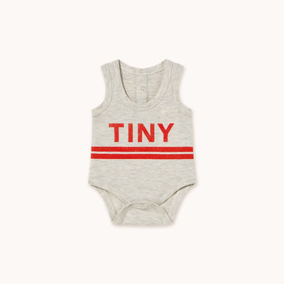 Tiny Cottons Stripes Sleeveless Logo Body Cream Heather - Studio Play