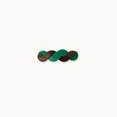 Tiny Cottons Tiny Big Hair Clip Dark Brown Dark Emerald - Studio Play