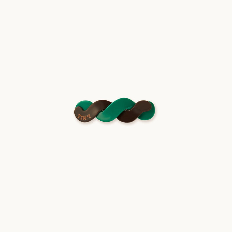 Tiny Cottons Tiny Big Hair Clip Dark Brown Dark Emerald - Studio Play