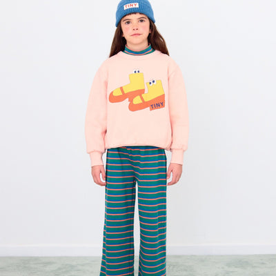 Tiny Cottons Walk Graphic Sweatshirt Wild Rose