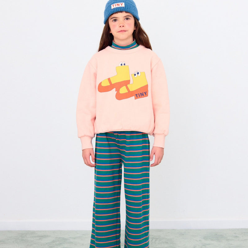 Tiny Cottons Walk Graphic Sweatshirt Wild Rose