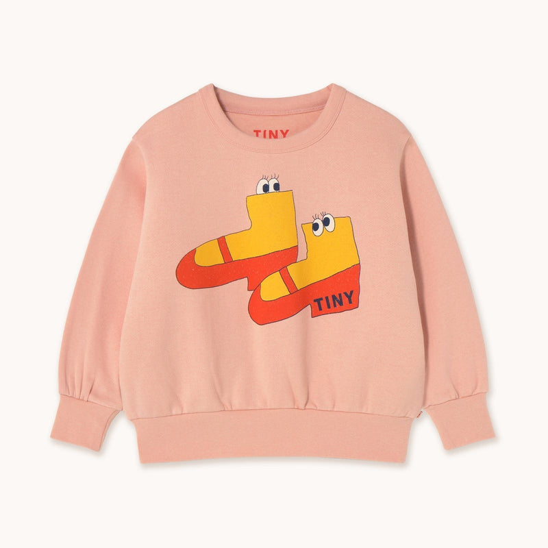 Tiny Cottons Walk Graphic Sweatshirt Wild Rose