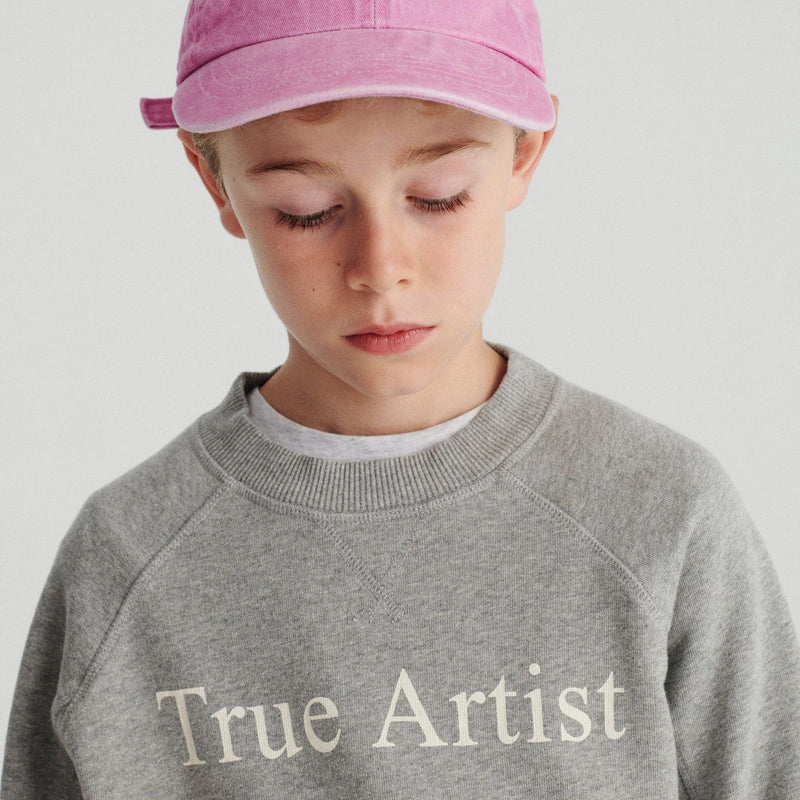 True Artist Sweatshirt n01 Melange Gray - Studio Play