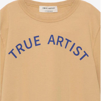 True Artist T-shirt Camel Light Brown