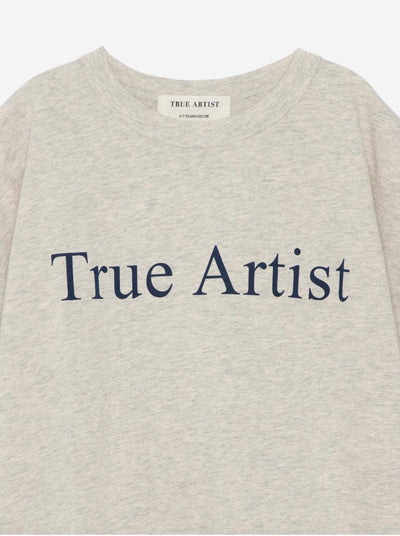 True Artist T-shirt Grey Melange