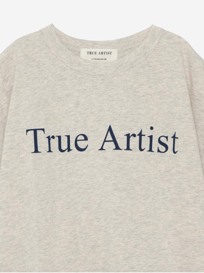 True Artist T-shirt Grey Melange