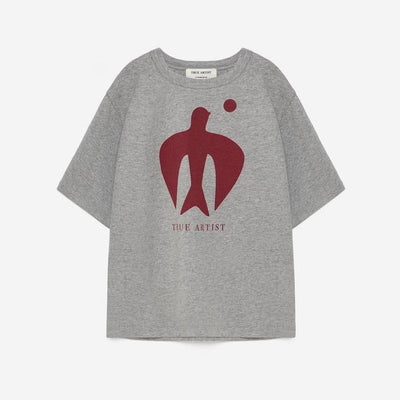 True Artist T-shirt no05 Melange Grey - Studio Play
