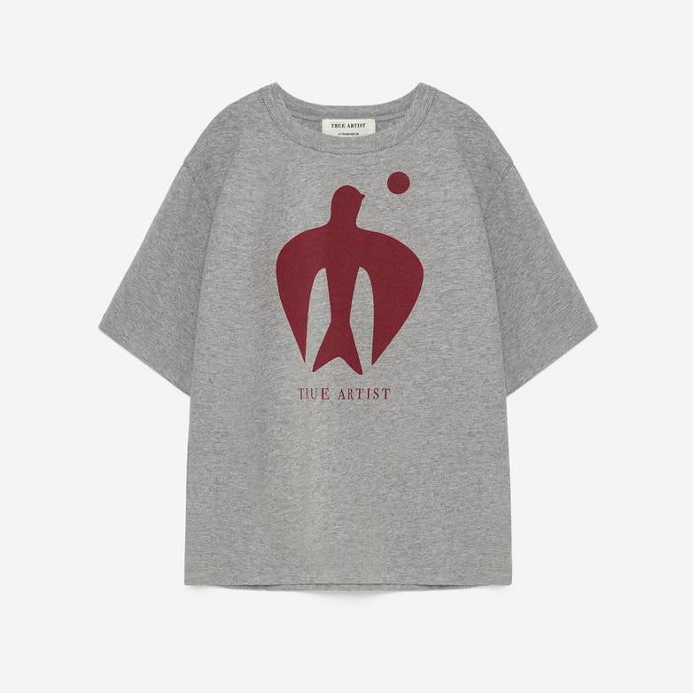 True Artist T-shirt no05 Melange Grey