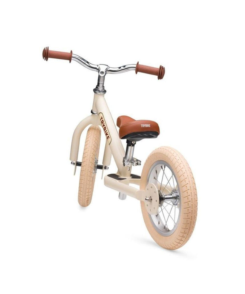Trybike Vintage Loopfiets- Steel Cream White