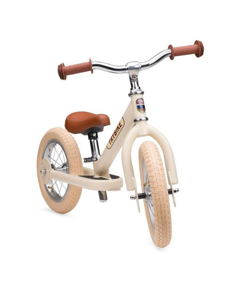 Trybike Vintage Loopfiets- Steel Cream White