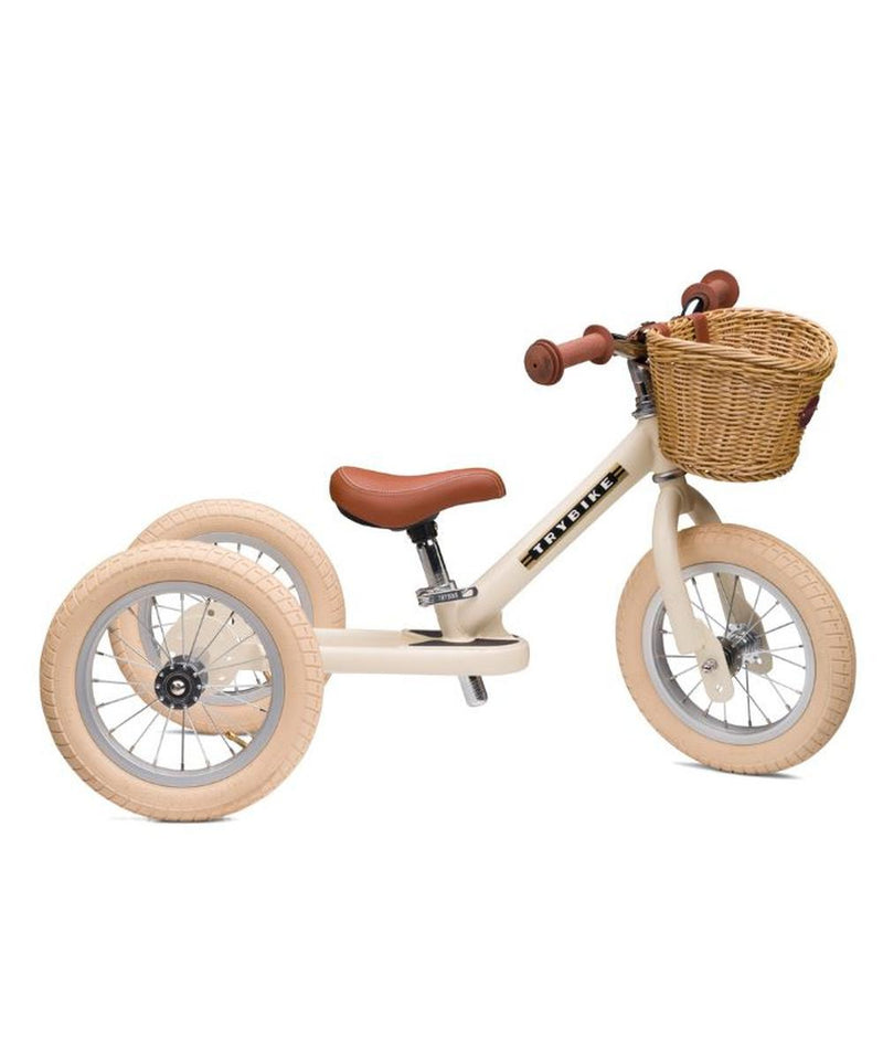 Trybike Vintage Loopfiets- Steel Cream White