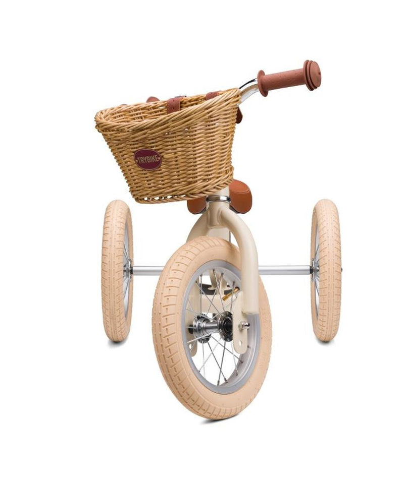 Trybike Vintage Loopfiets- Steel Cream White