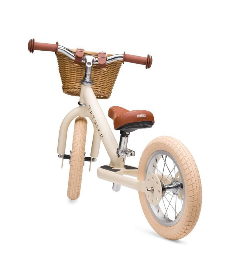 Trybike Vintage Loopfiets- Steel Cream White