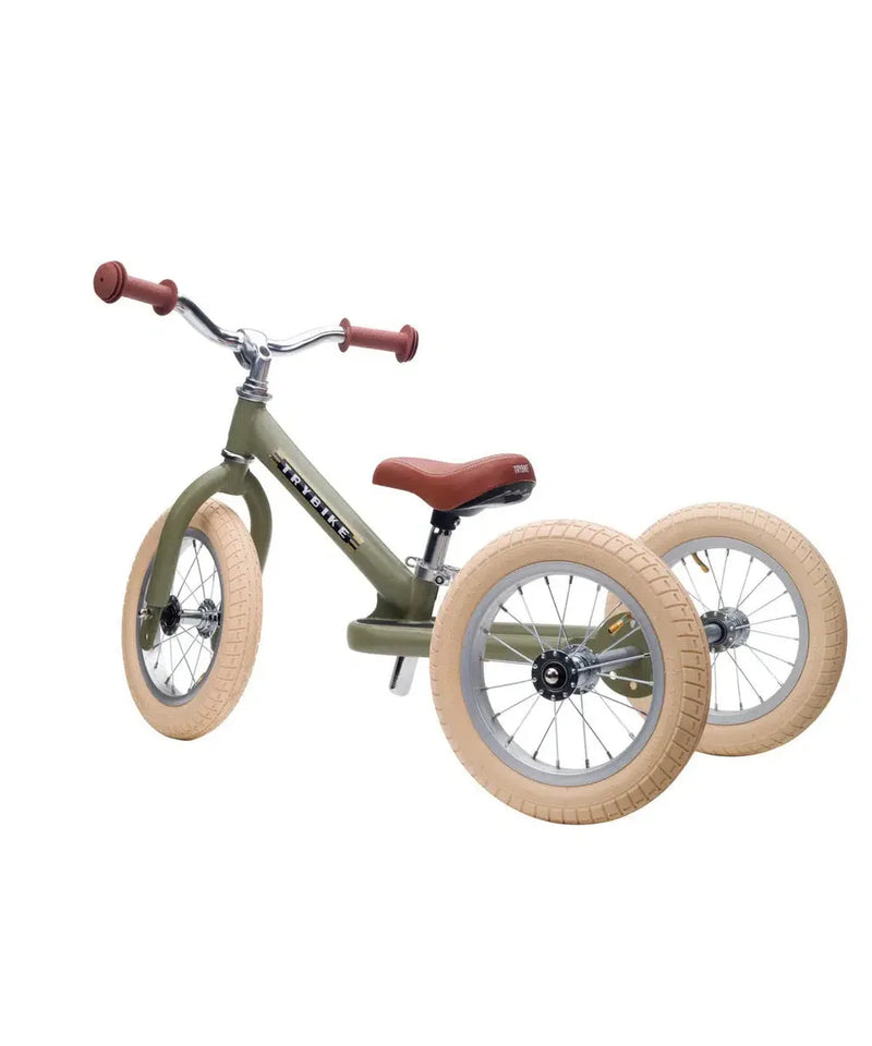 Trybike Vintage Loopfiets- Steel Mat Green