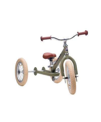 Trybike Vintage Loopfiets- Steel Mat Green