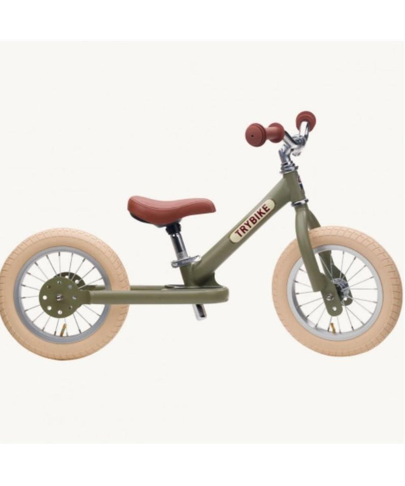Trybike Vintage Loopfiets- Steel Mat Green