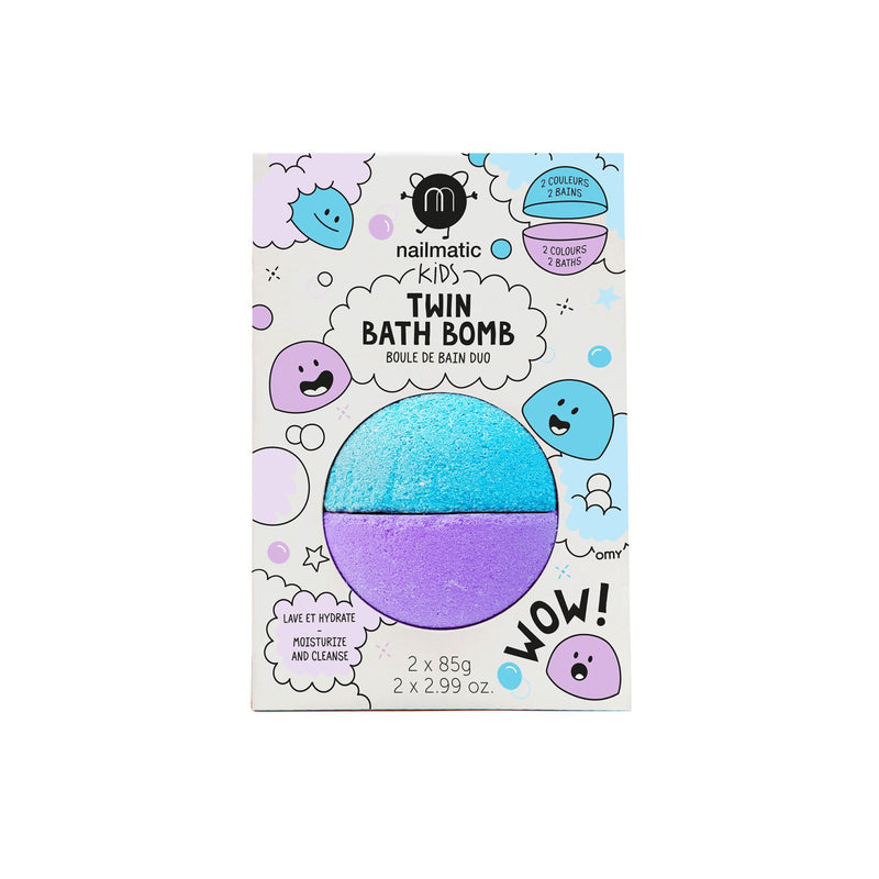 Nailmatic Bath Bomb Twin Blue Violet