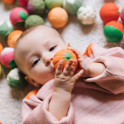 Oli & Carol Bad & Bijtspeeltje Veggie Soup Sensory Balls