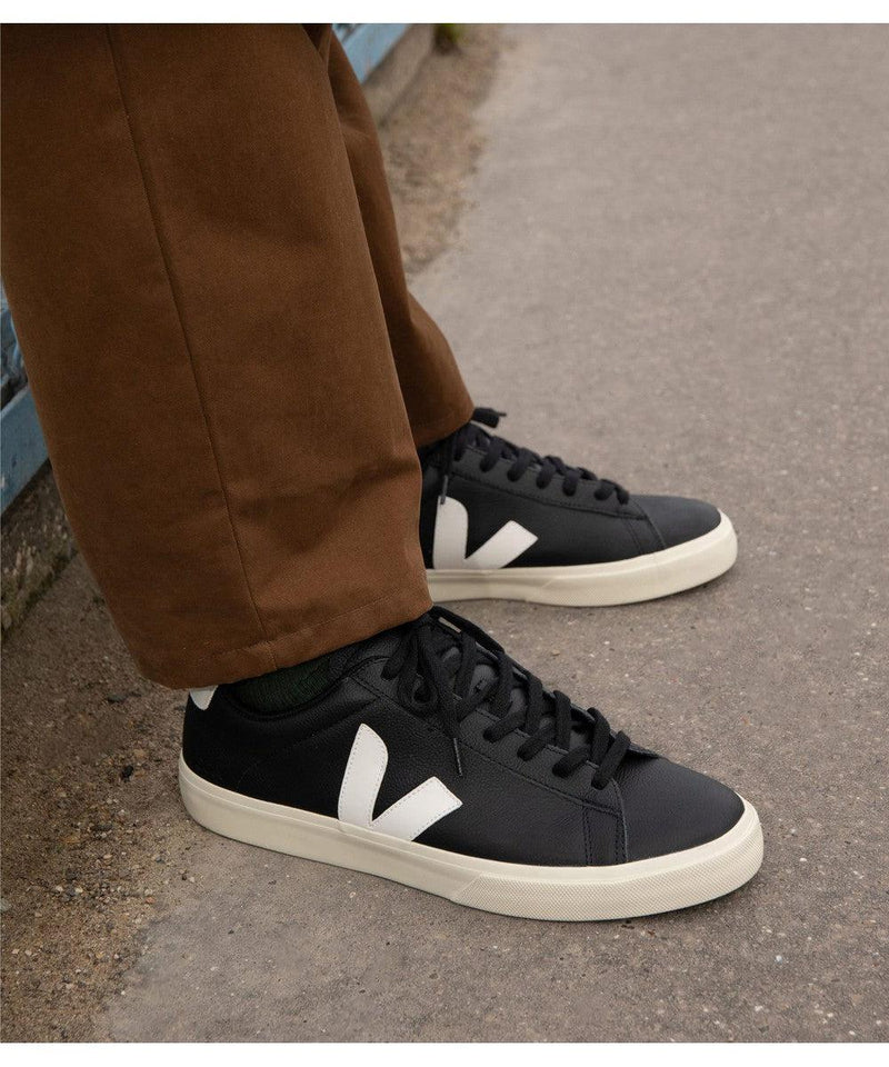 Veja Adult Campo Chromefree Leather Black White