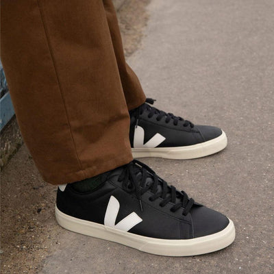 Veja ADULT Campo Chromefree Leather Black White - Studio Play