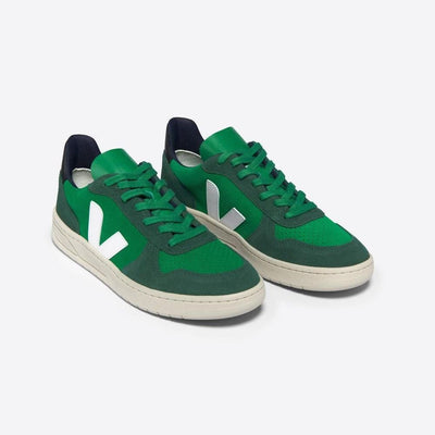 Veja ADULT V - 10 Chromefree Leather Emeraude Pierre Black - Studio Play