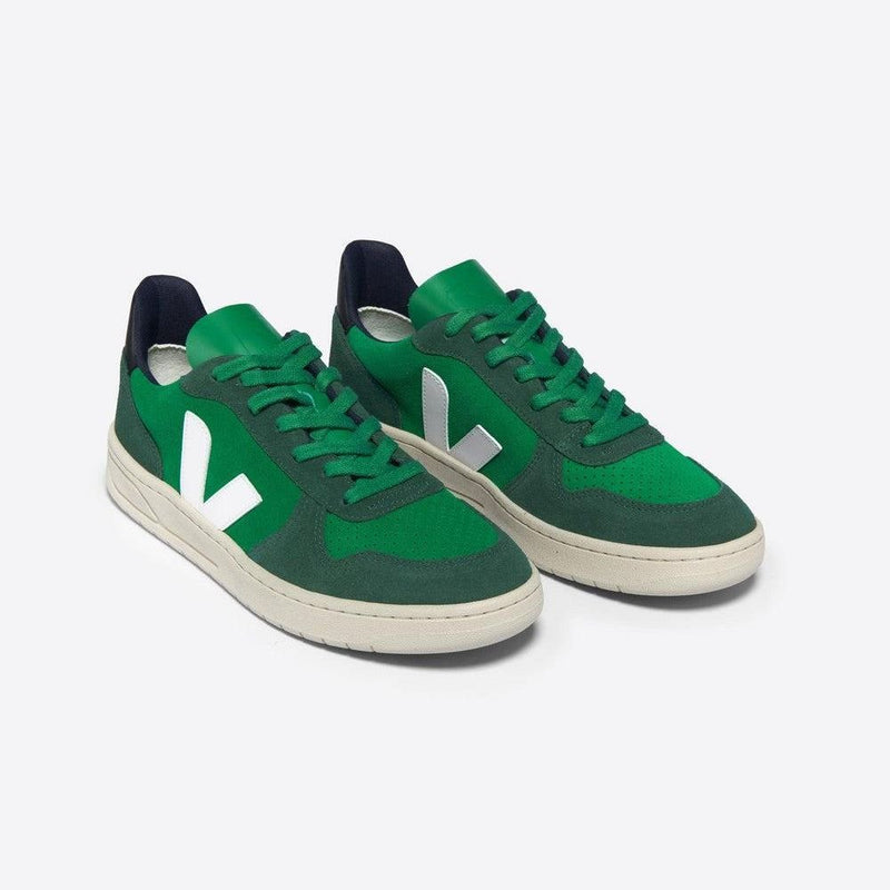 Veja ADULT V - 10 Chromefree Leather Emeraude Pierre Black - Studio Play