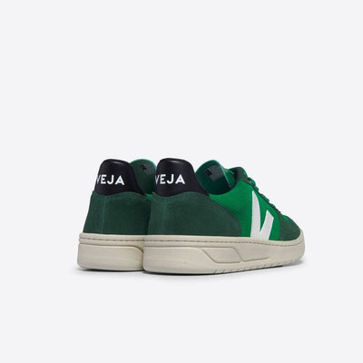 Veja ADULT V - 10 Chromefree Leather Emeraude Pierre Black - Studio Play