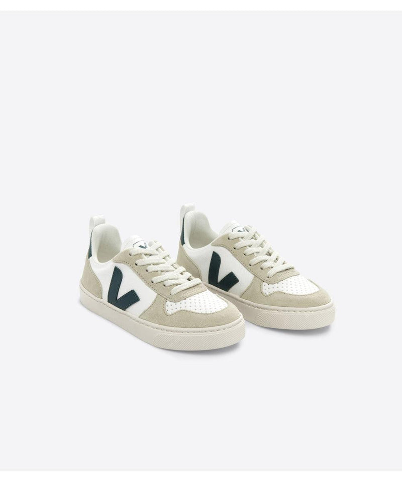 Veja Adult V-10 Laces Chromefree White Brittany Almond