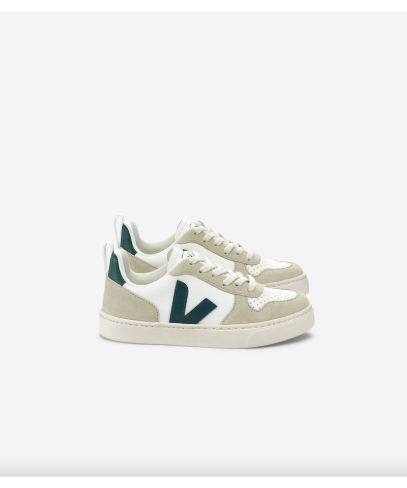 Veja Adult V-10 Laces Chromefree White Brittany Almond
