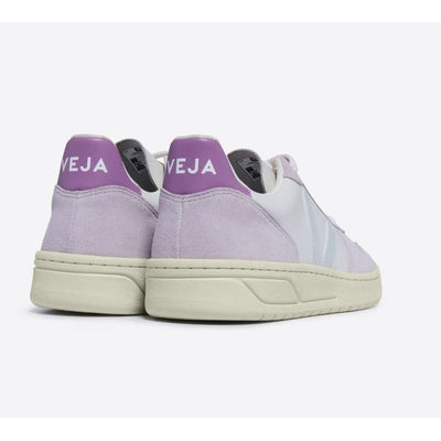 Veja ADULT V - 10 Leather Gravel Menthol Parme - Studio Play