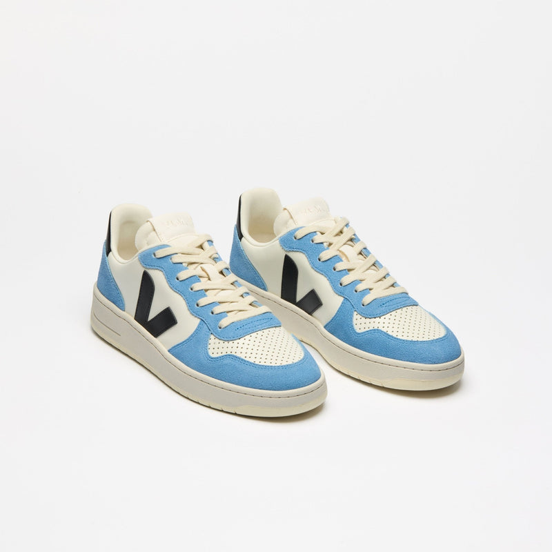 Veja ADULT V 10 Prime Leather Pure Black Aqua - Studio Play