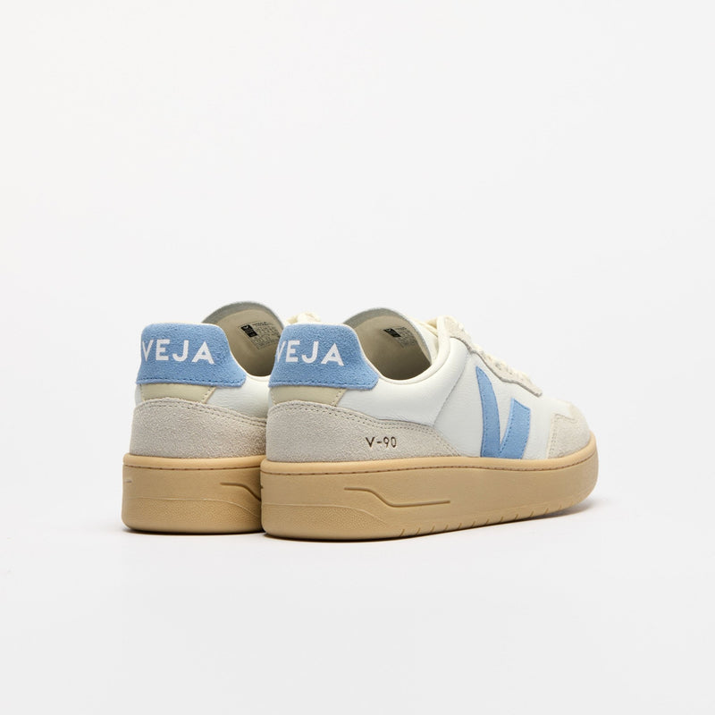 Veja ADULT V 90 Leather Extra White Aqua Natural - Studio Play