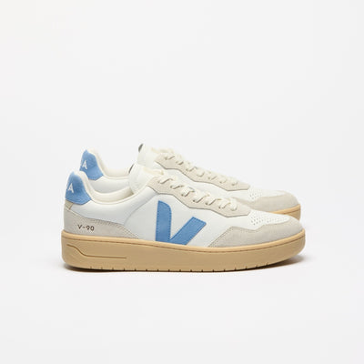 Veja ADULT V 90 Leather Extra White Aqua Natural - Studio Play