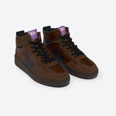 Veja Adult V-95 Leather Walnut Black