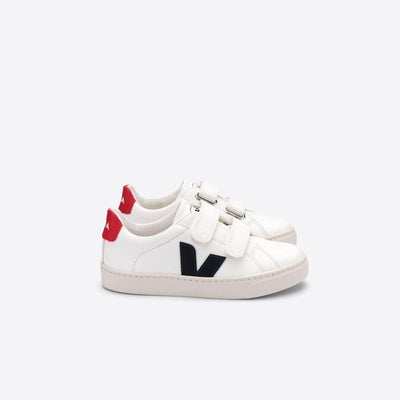 Veja BABY Esplar Chromefree Leather White Nautico Pekin - Studio Play