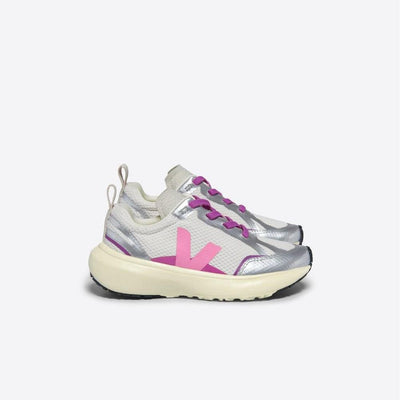 Veja BABY Small Canary Light Alveomesh Gravel Malibu Silver - Studio Play