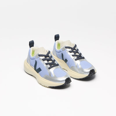 Veja BABY Small Canary Light Alveomesh Olympe Nautico Silver - Studio Play