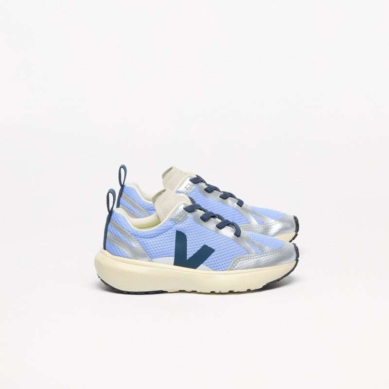 Veja BABY Small Canary Light Alveomesh Olympe Nautico Silver - Studio Play