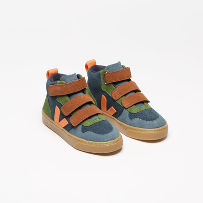 Veja BABY Small V - 10 Mid Suede Nautico Fury Natural - Studio Play