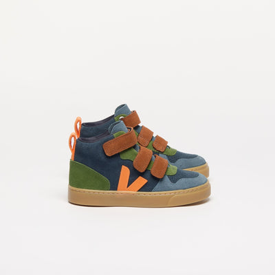Veja BABY Small V - 10 Mid Suede Nautico Fury Natural - Studio Play