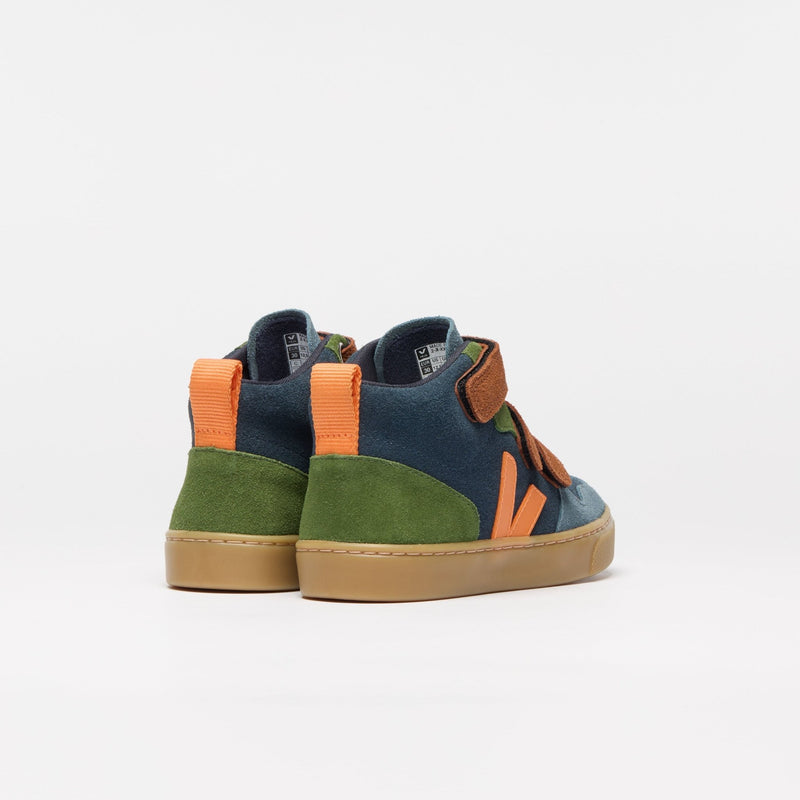 Veja BABY Small V - 10 Mid Suede Nautico Fury Natural - Studio Play