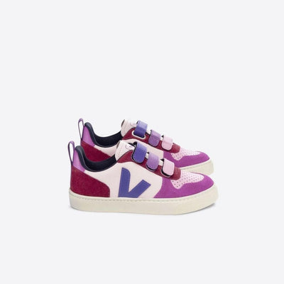 Veja BABY Small V - 10 Velcro Chromefree Multico Petale - Studio Play